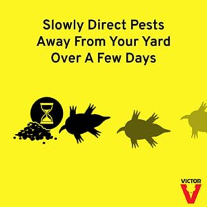 Victor M7002-2 Mole, Gopher, Vole, and Other Burrowing Animals Outdoor Repellent ,Yellow