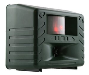 bird-x yard gard electronic animal repeller keeps unwanted pests out of your yard with ultrasonic sound-waves