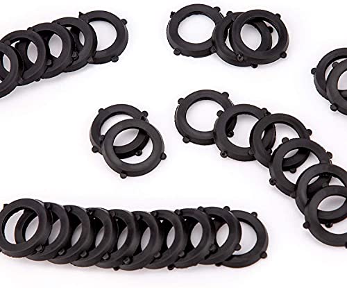 LUTER Garden Hose Washers, O-Ring Rubber Washers Seals Self Locking Tabs, Pack of 30