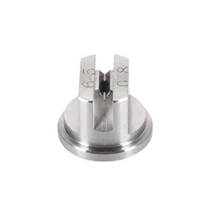 uxcell flat fan spray tip, 65 degree stainless steel nozzle (1.8mm orifice diameter)