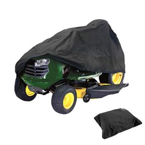 flr lawn tractor cover waterproof dustproof riding mower cover lightweight uv protection riding lawn mower cover for your ride-on garden tractor xs 54x26x35 inches