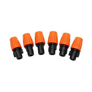 manhong irrigation dripper 6pcs spray nozzles sprayers garden plants cooling irrigation systems water spray accessories humidifiers gardening tools