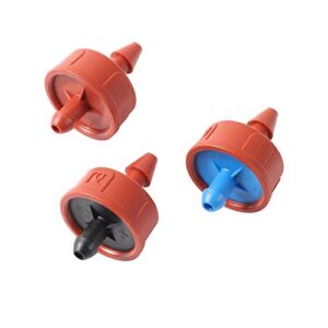 MANHONG Irrigation Dripper 2L 4L 8L Pressure Compensate Emitter Automatic Pressure Compensation Regulator Garden Irrigation Steady Flow Dripper 10 Pcs (Color : 8L/H)