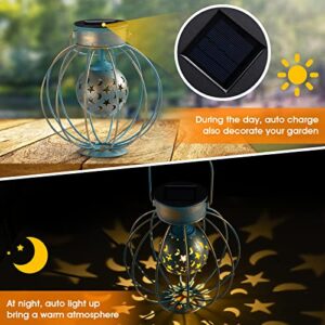 Hanging Solar Lanterns Table Lamp Moon Star Pattern¡­