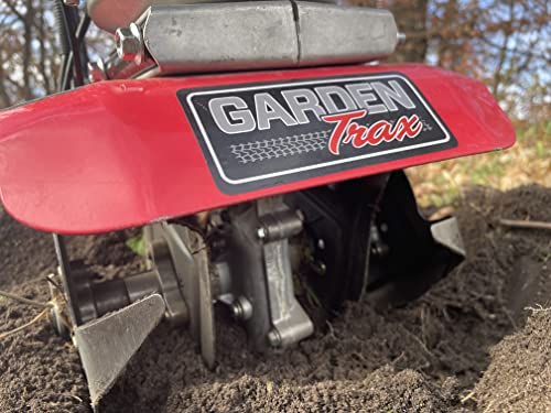 GardenTrax Mini Tiller Cultivator Powerful 33cc 2-Cycle Engine