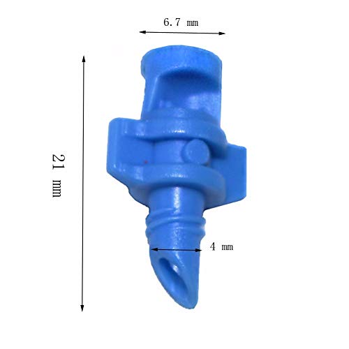 MANHONG Irrigation Dripper 30 Pcs Nozzle Green 180 Degrees/red 360 Degrees. for Cloning Machine Hydroponic Garden Watering Systems Refraction Atomization (Color : 90 Degrees Nozzle)