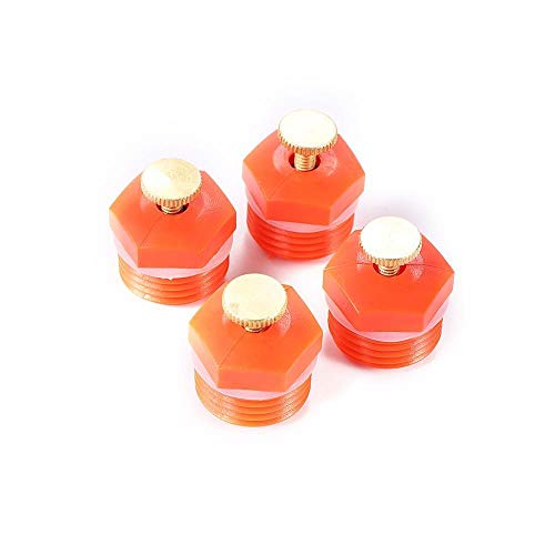 MANHONG Irrigation Dripper 1/2" Male Thread 360 Degree Adjustable Refraction Atomizing Nozzles Garden Lawn Watering Sprayer Farm Irrigation Sprinkler 5 Pcs