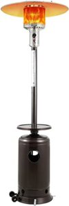 richryce 47,000 btu patio heater,outdoor propane heater with auto shut off tilt protection and wheels,gas heaters for outside, garden, courtyard…