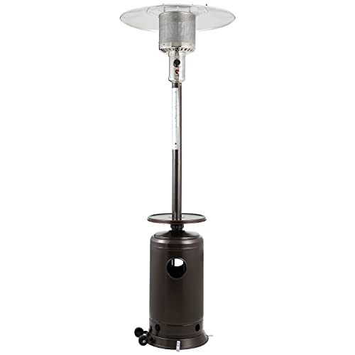 RICHRYCE 47,000 BTU Patio Heater,Outdoor propane heater with Auto Shut off Tilt Protection and Wheels,Gas Heaters for Outside, Garden, Courtyard…