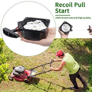 CfoPiryx Recoil Pull Starter, Universal Recoil Pull Start for Brush Cutter Lawn Trimmer Spare Parts Garden Tools(Black),Fit Various Strimmer Hedge Trimmer Brush Cutter