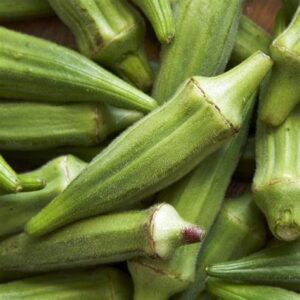 175 Clemson Spineless Okra Seeds for Planting. Non GMO 10 Grams of Seeds Garden Vegetable Bulk Survival