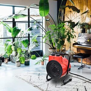 Electric Greenhouse Heater With Digital Thermostat Control, Portable Heater Fan For Green House, Grow Tent, Flower Room, Overheat Protection, Fast Heating, Spray Water Proof