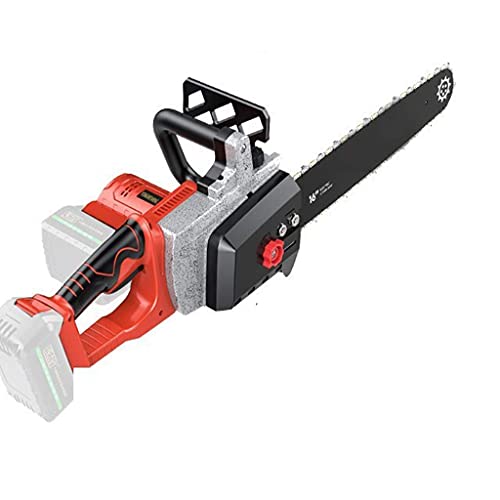 LLSS Mini Chain Saws for Trees Battery Powered 16-inch Cordless Handheld Chain Saw, 12800mAh Battery, 2200 Brushless Motor, Garden Trees and Urban Greening