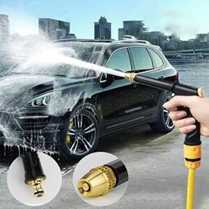 High Pressure Power Washer-high Pressure Cleaning Tool,gutter Patio Car Pet Window Cleaning Tool,flexible Water Hose Universal Nozzle,suitable for Most Standard Garden Hoses( On-ly Water Gun)