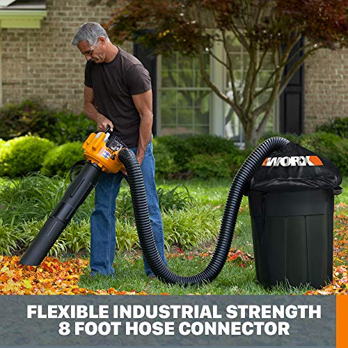 WORX WA4054.2 LeafPro Universal Leaf Collection System for All Major Blower/Vac Brands & WORX WA0030 Landscaping 26-Gallon Collapsible Yard Waste Bag/Leaf Bin