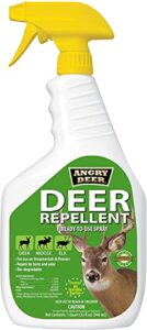 harris deer repellent, long lasting ready to use plant safe formula, 32oz
