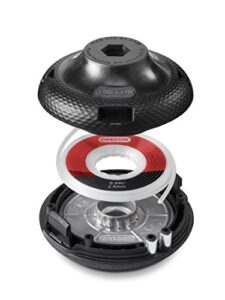 oregon gator speedload universal 4-1/2” trimmer head & line for gas string trimmers & multi tools up to 25cc. fits ryobi, homelite, troybilt, stihl and more