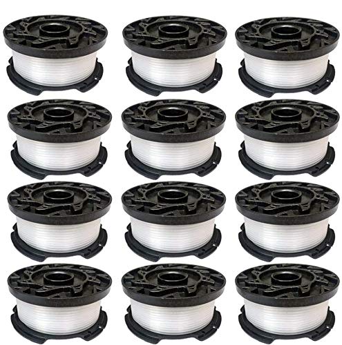 AF100 Replacement Spool for Black and Decker AF-100-3ZP AF-100-BKP,30-Foot,0.065-Inch,(AF-1003ZP) fits GH900 GH600 GH610 String Trimmer 30ft 0.065" Trimmer Line Replacement Spool Refills (12 + 2 )