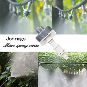 Drip Irrigation,Drip Irrigation Nozzle Micro Drip Irrigation Atomization Sprayer 50pcs Dripping Irrigation System Nozzle Connect 4/7mm Hose Used for Flower Bed Garden Irrigation Equipment