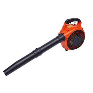 Backpack Leaf Blower Machine, 2-Stroke 25.4CC Gas Powered Handheld Leaf Blower Snow Blower Engine Lightweight for Yard Road Cleaning Garden Lawn Care Tools