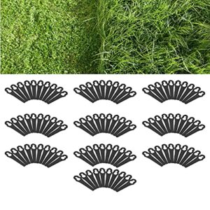 100pcs Trimmer Head Blades Set Plastic Trimmer Replacement Cut Blade For Lawn Mower Garden Accessories Cordless Grass Strimmer