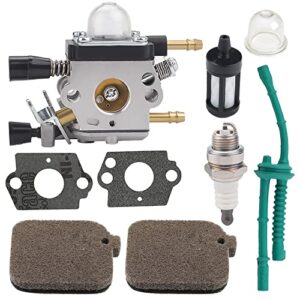 Powtol C1Q-S68 BG55 Carburetor for Stihl BG45 BG46 BG55 BG65 BG85 SH55 SH85 Leaf Blower for Zama C1Q-S64 C1Q-S68 C1Q-S68G Stihl BG55 Blower Parts Replace 4229 1200 606 4229-120-0606