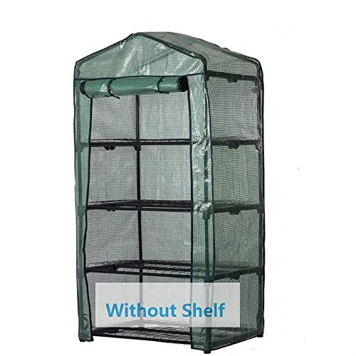 MTB Outdoor Portable Walk-in Garden Greenhouse Replacement PE Cover for Greenhouse Frame Size 27x19x61 inches