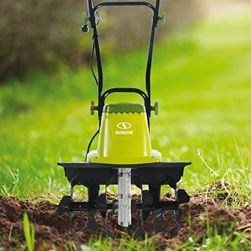 Sun Joe TJ603E 16-Inch 12-Amp Electric Tiller and Cultivator , Green