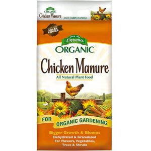 espoma organic chicken manure 5-3-2 25 lb.bag