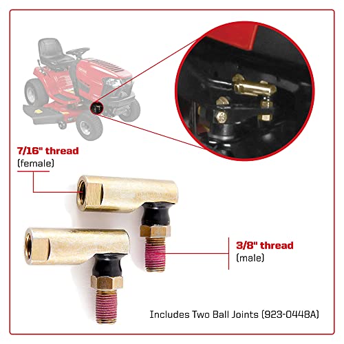 MTD (OEM-723-0448) Ball Joints-for Lawn and Garden Tractors (1997 and After) Fits Various Troy-Bilt, Yard Machines, and Other Top Models