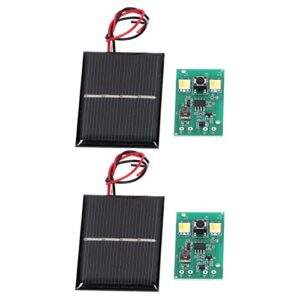 jeanoko solar lamp control board, pcb charge protection solar light control panel 1.2v durable high drive efficiency for garden