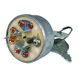 Stens New Indak Ignition Switch 430-249 Compatible with Jacobsen HF-5, Outfront 72", Turf Cat 50 and 60, Greens King II and IV and Most Models, National 68" and 84" Decks 1A808B, 12-8140, AM103286