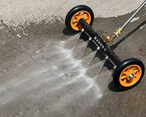 GDHXW Dual-Function 5 Nozzles Undercarriage Cleaner Undercarriage Washer Water Broom 3 Extension rod MAX 5000PSI Large 18 IN