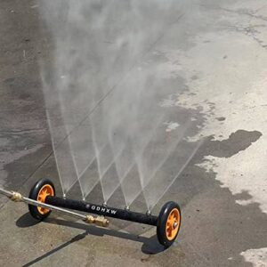 GDHXW Dual-Function 5 Nozzles Undercarriage Cleaner Undercarriage Washer Water Broom 3 Extension rod MAX 5000PSI Large 18 IN