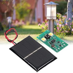 Emoshayoga Solar Light Control Panel, Solar Lamp Control Board Constant Current Driving 1.2V PCB High Drive Efficiency 2 Set Durable for Garden