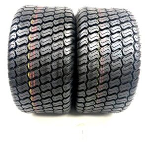 Two 16X7.50-8 Mower Tires Turf 16 7.50-8 Lawn Tractor 16 750 8 Tubeless