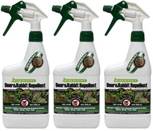 (3 pack) liquid fence deer and rabbit repellent, 32-ounce each