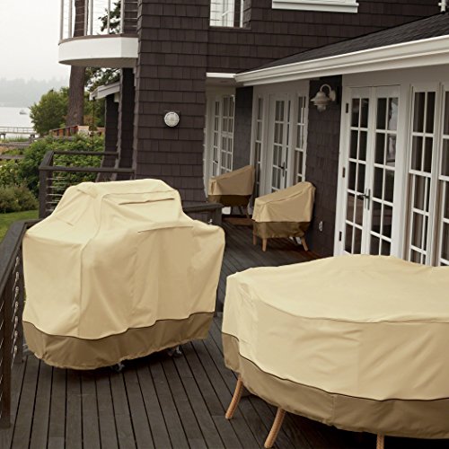 Classic Accessories Veranda Water-Resistant 32.5 Inch Outdoor Fireplace Cover, Patio Furniture Covers