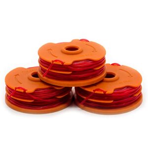 garden ninja replacement spool for worx wa0007 (3-spools)