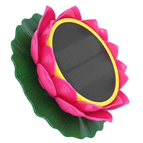 Tnfeeon Buddha Player,Pink Flower Style Solar Energy Charging Rainproof Sing Machine Ground Zombie Scripture Chanting Machine for Household Temple Outdoor Garden