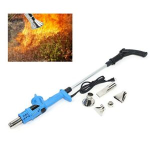oukaning portable electric thermal weeder 2000w compact weed burner for garden weed torch maximum temperature 650℃