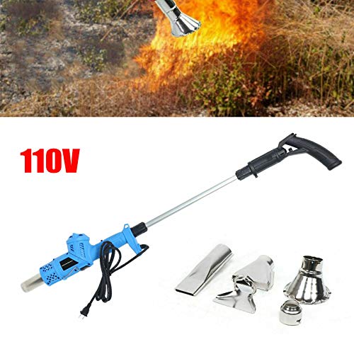 OUKANING Portable Electric Thermal Weeder 2000W Compact Weed Burner for Garden Weed Torch Maximum Temperature 650℃