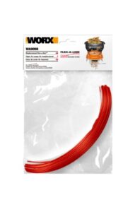 worx wa0050 replacement flex-a-lines for wg430 leaf mulcher/shredder – 24 pack