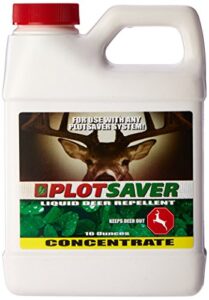messina wildlife ps-c-016 plotsaver deer repellent pint concentrate