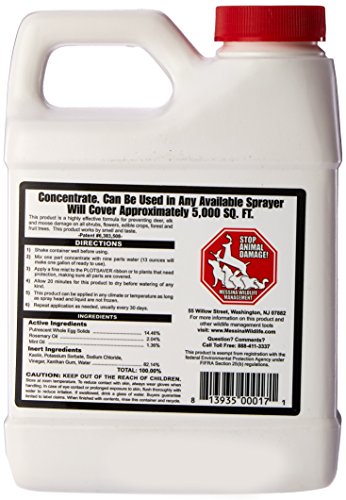 Messina Wildlife PS-C-016 PLOTSAVER Deer Repellent Pint Concentrate