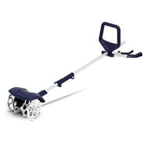 fusion drill-powered cultivator, adjustable tilling width up to 8”, tilling depth up to 5.5”, compatible with most cordless drills, adjustable length, model: 33061