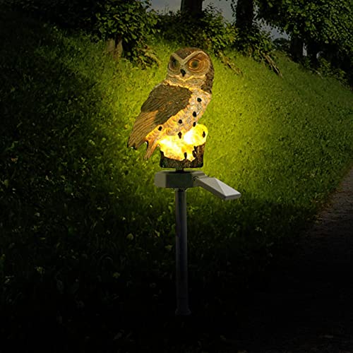 Leefasy, Garden Lamp IP65 Waterproof Owl Solar LED Lights Landscape Lamp Stake Light, for Outside Wedding Walkway Pathway Ornaments