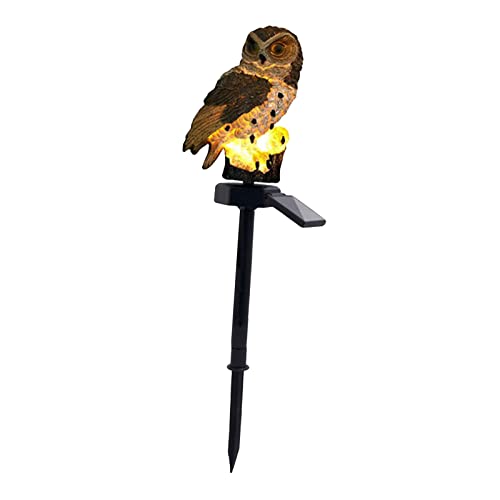 Leefasy, Garden Lamp IP65 Waterproof Owl Solar LED Lights Landscape Lamp Stake Light, for Outside Wedding Walkway Pathway Ornaments