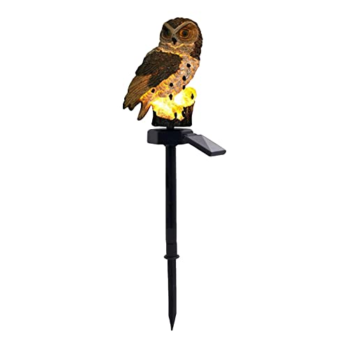 Leefasy, Garden Lamp IP65 Waterproof Owl Solar LED Lights Landscape Lamp Stake Light, for Outside Wedding Walkway Pathway Ornaments