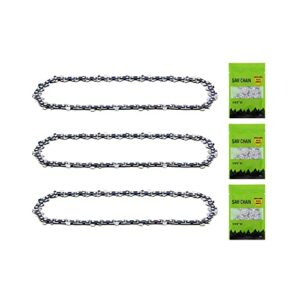 6 inch mini chainsaw chain , replacement cordless battery powered electric portable chainsaw chain , guide saw chain for all 6-inch mini chainsaws for wood branch pruning trimming cutting (3 pcs)
